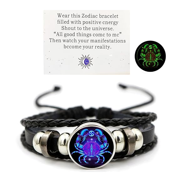 AstroAura | Adjustable Zodiac Sign Bracelet (Energized)